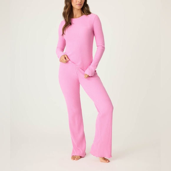PJ Salvage Women’s Cable Knit Robe Slipper – Cozy Faux Fur Lined House Slippers